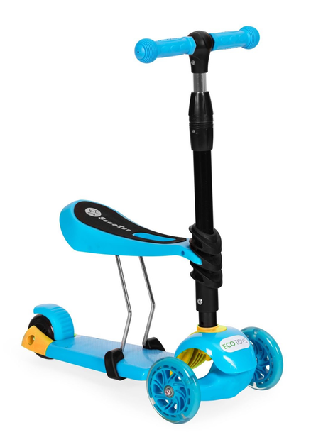 Самокат дитячий EcoToys 3 в 1 YM-SW-6 Синій (5903769978823) - зображення 3