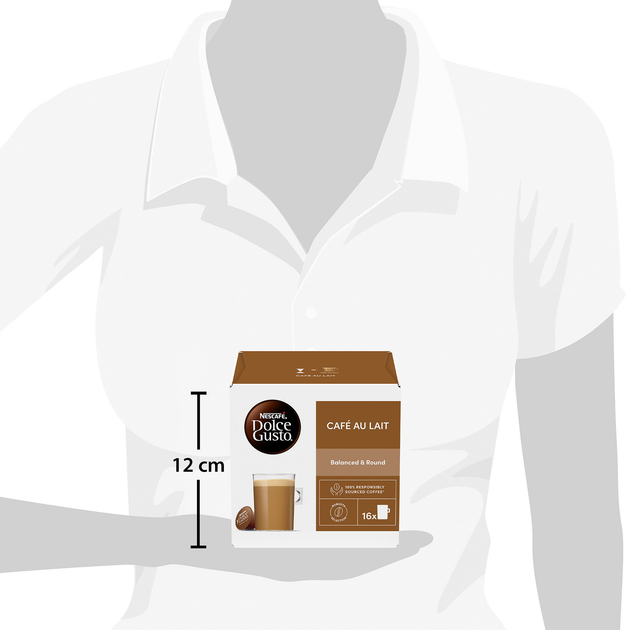 Набір Кава в капсулах NESCAFE Dolce Gusto Cafe Au Lait 3 упаковки х 16 шт (7613033174674) - зображення 7