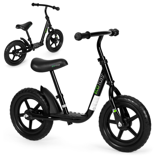 Біговел EcoToys JT-BB-05 Чорний (5905817002900) - зображення 4