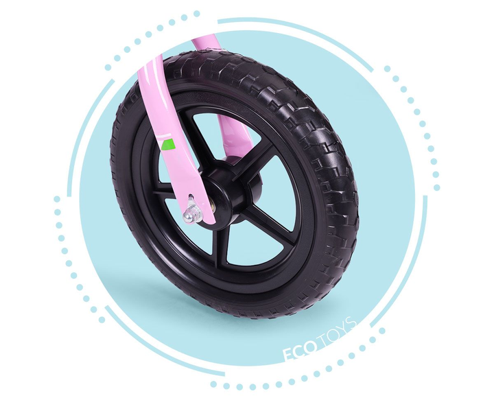 Біговел EcoToys JT-BB-05 Рожевий (5905817002894) - зображення 7