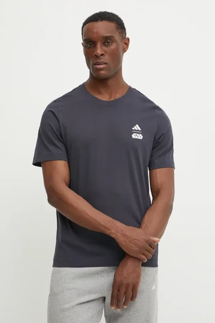 Футболка хлопковая длинная мужская Adidas M Sw Tm T JI5716 M Ntgrey (4067906228507) - Фото 6 Футболка хлопковая длинная мужская Adidas M Sw Tm T JI5716 M Ntgrey (4067906228507) - изображение 6