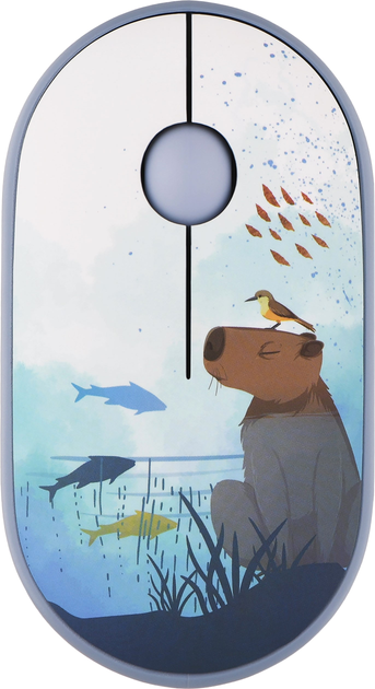Мышь 2E MF300 CAPYBARA:SWIM Silent WL BT Blue (2E-MF300WCAPIBARABL) - изображение 1