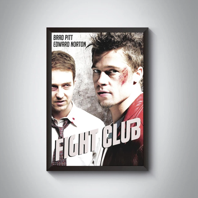 Постер фільму Бійцівський клуб / Плакат Fight Club / Бред Пітт / Едвард Нортон 5 - Фото 2 Постер фільму Бійцівський клуб / Плакат Fight Club / Бред Пітт / Едвард Нортон 5 - изображение 2