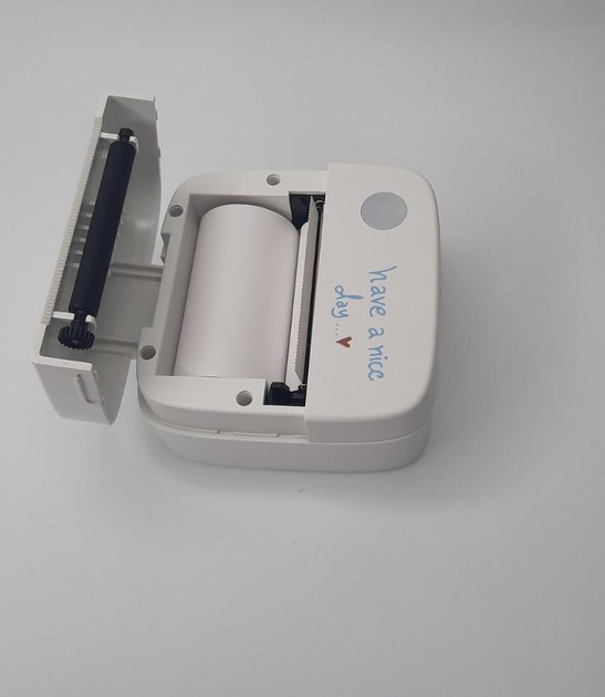 Портативный аккумуляторный термопринтер DOLEWA LX-B1 белий - изображение 4