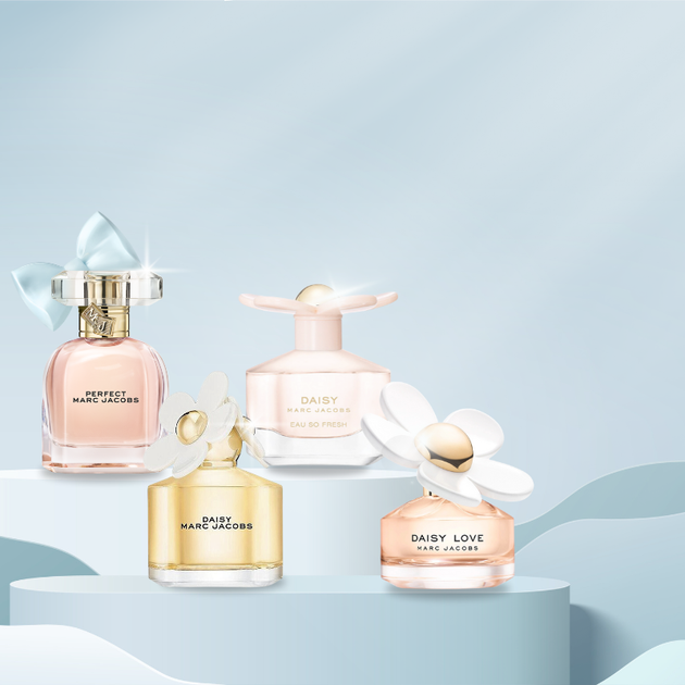 Набір мініатюр для жінок Marc Jacobs Парфумована вода Perfect 5 мл + Туалетна вода Daisy Love 4 мл + Туалетна вода Daisy Eau So Fresh 4 мл + Туалетна вода Daisy 4 мл (3616303465568) - зображення 4