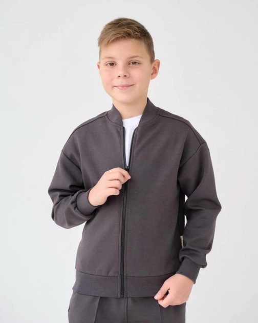 Спортивний костюм BossKids пд10986 графіт 128 - Фото 3 Спортивний костюм BossKids пд10986 графіт 128 - зображення 3