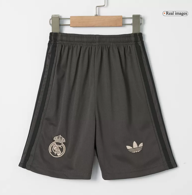 Дитяча футбольна форма Adidas Mbappé №9 Real Madrid 2024-2025, розмір 28 (зріст 150-160 см), сіра - зображення 11
