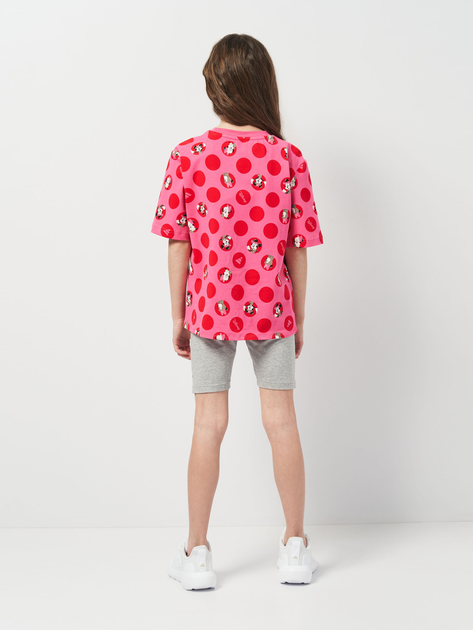 Детский летний комплект (футболка + велосипедки) Adidas Lg Dy Mi T Set JF3646 86-92 см Розовый (4067906210144) 