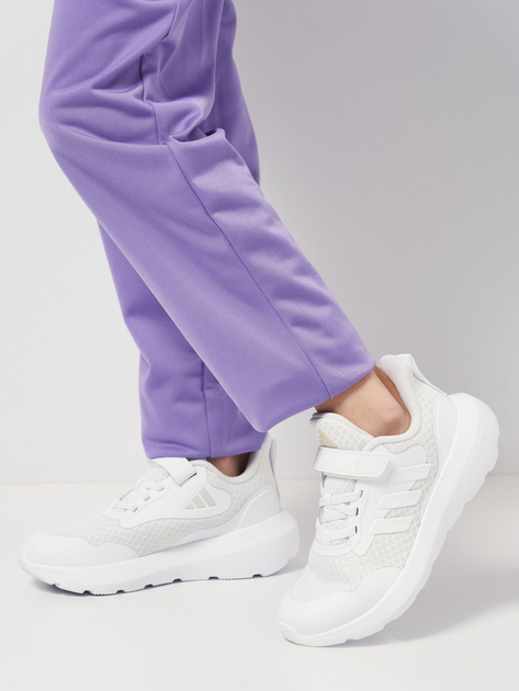 Дитячі кросівки для дівчинки Adidas Fortarun 3.0 El C IH2857 29 Ftwwht/Greone/Ftwwht (4067888736854) - зображення 2