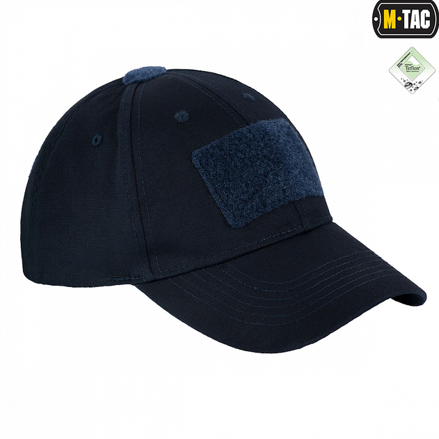 Бейсболка M-Tac с липучкой Flex рип-стоп Dark Navy Blue S/M - изображение 5