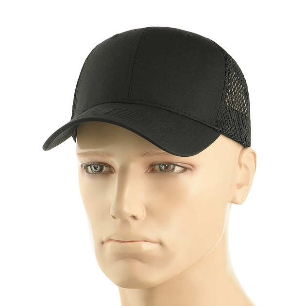 Бейсболка M-Tac з сіткою Flex ріп-стоп Black L/XL - зображення 1