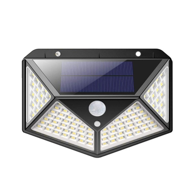 Уличный фонарь прожектор на солнечной батарее Solar Wall Lamp SH-100 Черный - Фото 3 Уличный фонарь прожектор на солнечной батарее Solar Wall Lamp SH-100 Черный - изображение 3