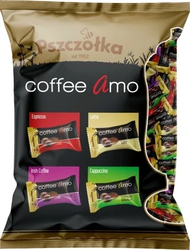 Цукерки Pszczolka Coffee Amo 1 кг 1000 г - Фото 1 Цукерки Pszczolka Coffee Amo 1 кг 1000 г - зображення 1