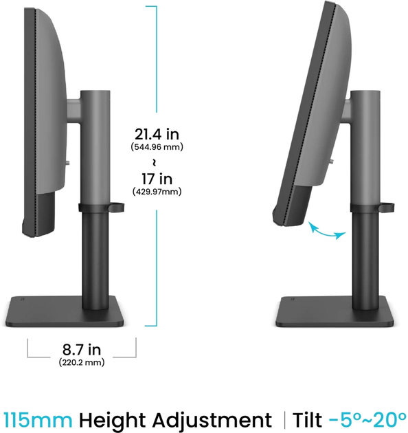 Монитор 27" BenQ PD2706QN Grey (9H.LNDLA.TBE) - изображение 11