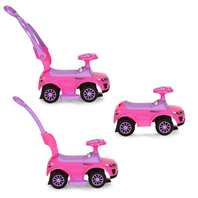 Jeździk Multistore 3 w 1 614W Różowy (5903769977369) - obraz 11