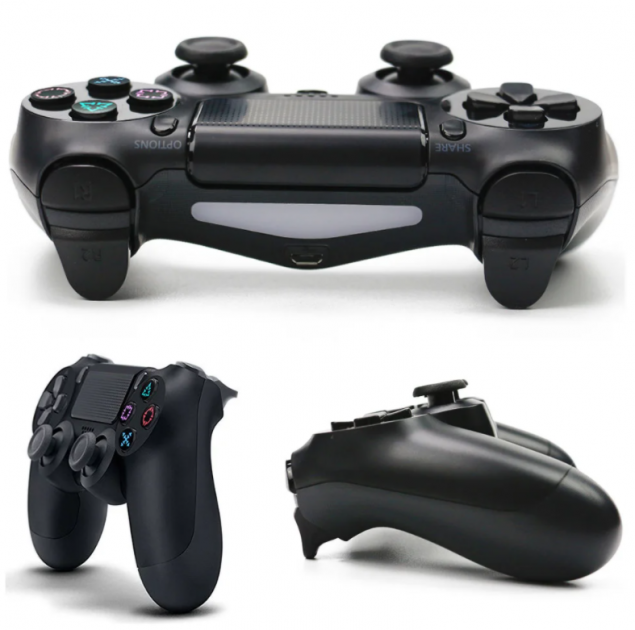 Беспроводной джойстик-геймпад DualShock для PS 4 и ПК встроенный монодинамик поддержка вибрации - Фото 4 Беспроводной джойстик-геймпад DualShock для PS 4 и ПК встроенный монодинамик поддержка вибрации - изображение 4