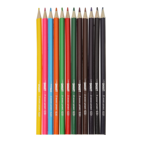 Олівці кольорові 12кол. ZiBi 2427 SMART Line СОБАКИ ТА КОТИ (24) /ZB.2427/ - изображение 2