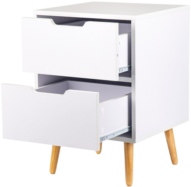 Приліжкова тумба ModernHome by Multistore 2 шухляди (5903089069720) - зображення 4