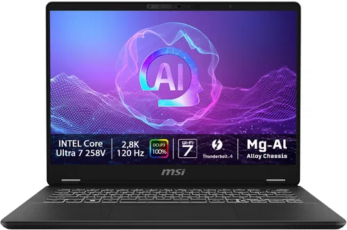 Ноутбук MSI Prestige 14 AI+ Evo Intel Core Ultra 7 258V 32Gb/1Tb Intel Arc Win11P C2VMG-017CZ - Фото 1 Ноутбук MSI Prestige 14 AI+ Evo Intel Core Ultra 7 258V 32Gb/1Tb Intel Arc Win11P C2VMG-017CZ - зображення 1