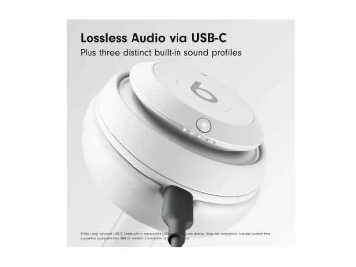 Навушники з мікрофоном Beats by Dr. Dre Studio Pro Matte White (MC2P4) - зображення 3