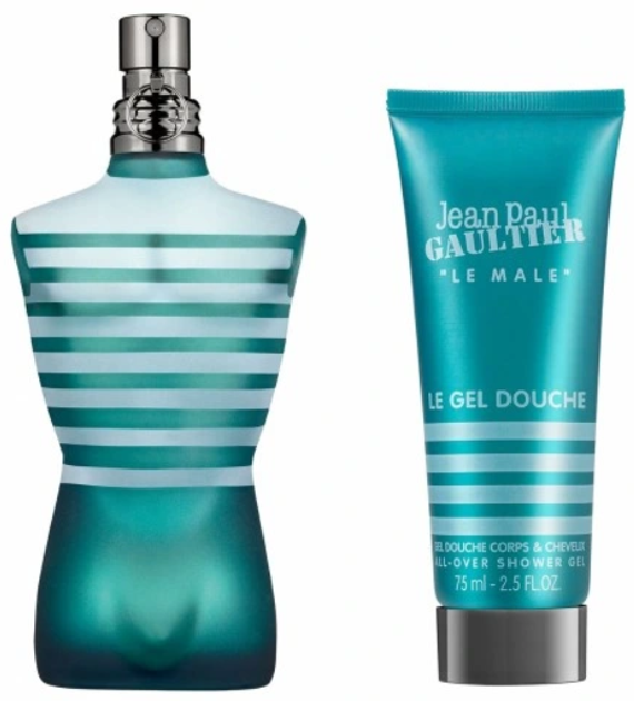 Zestaw dla mężczyzn Jean Paul Gaultier Le Male Woda toaletowa 75 ml + Żel pod prysznic 75 ml (8435415098847) - obraz 1