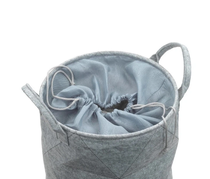 Корзина для белья Kela Fay 24490 50х33 см светло-серая 4954828 - изображение 2