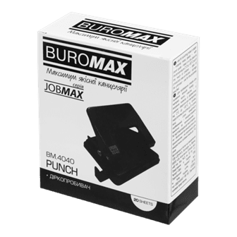 Діркопробивач BUROMAX JOBMAX 20арк 4040-01 метал. чорний /BM.4040-01/ - изображение 4