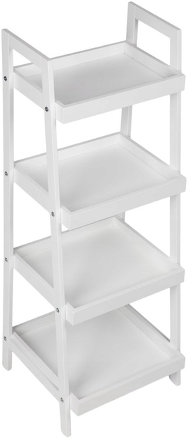 Стелаж ModernHome by Multistore 4 полиці білий (RH1908-08 WHITE) - зображення 2