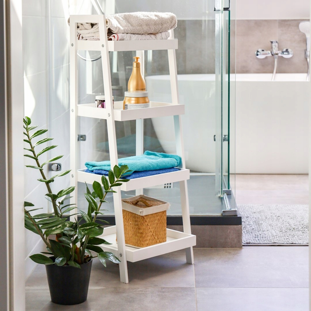 Regał ModernHome by Multistore 4 półki biały (RH1908-08 WHITE) - obraz 6