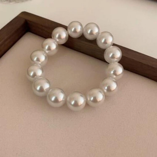 Браслет "Classic Pearl Style", (4 мм, 6 мм, 8 мм, 10 мм, 12 мм, 14 мм) - изображение 2