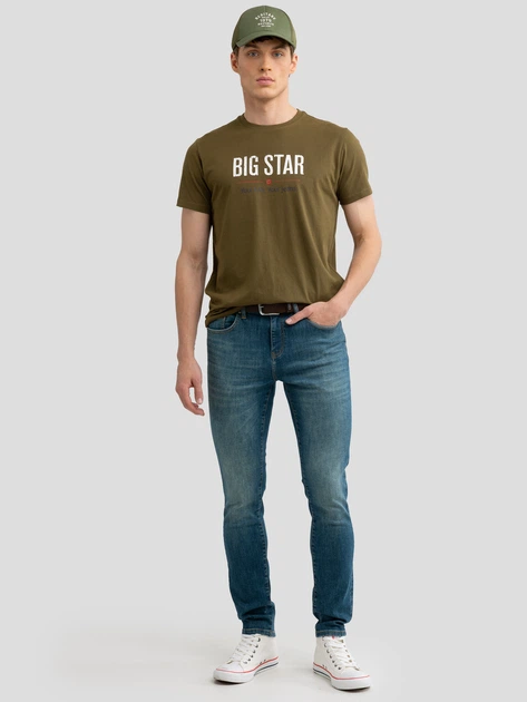 Jeansy męskie skinny Big Star Olsan 345 W34L34 Niebieskie - obraz 3