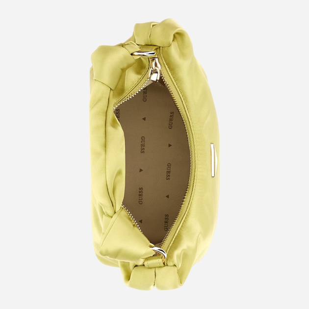 Torebka hobo damska mała Guess Velina HWEG8765020-CHU Żółta (800070325070) - obraz 4