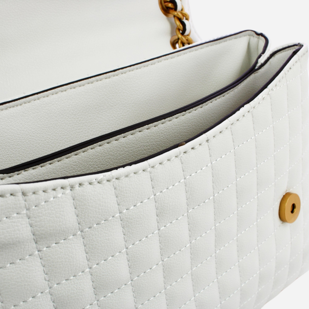 Torebka crossbody damska Guess Tia HWQA9187210-WHI Biała (800070316651) - obraz 4