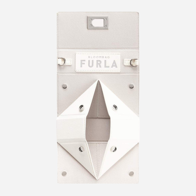 Сумка крос-боді через плече жіноча маленька Furla Bloombag Mini WB00685BX12331562S90 Біла (800070263040) - зображення 5