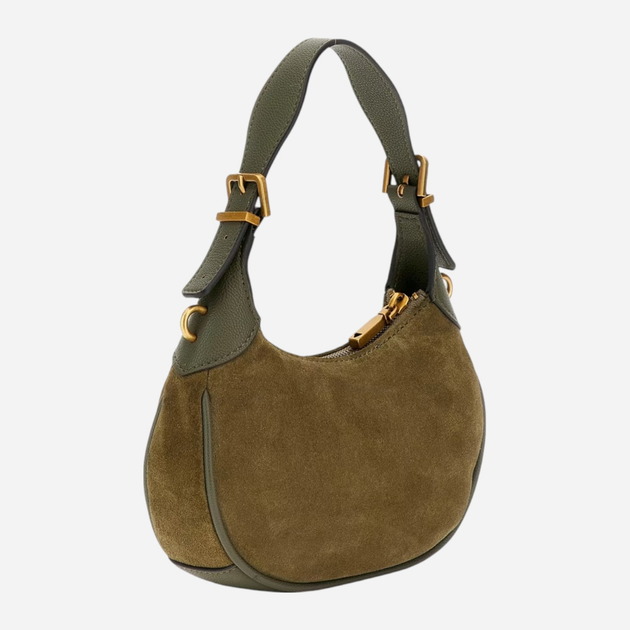 Torebka bagietka damska mała Guess Malva HWSB9494730-OLV Zielona (800070326151) - obraz 2