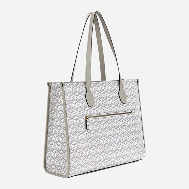 Torba shopper damska duża Guess Silvana HWSC8665240-STL Szara (800070318916) - obraz 3