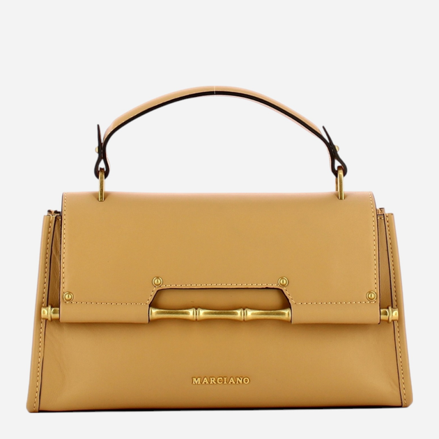 Torebka crossbody damska skórzana Guess Alia HWALMAL2480-CHA Beżowa (800070318793) - obraz 1