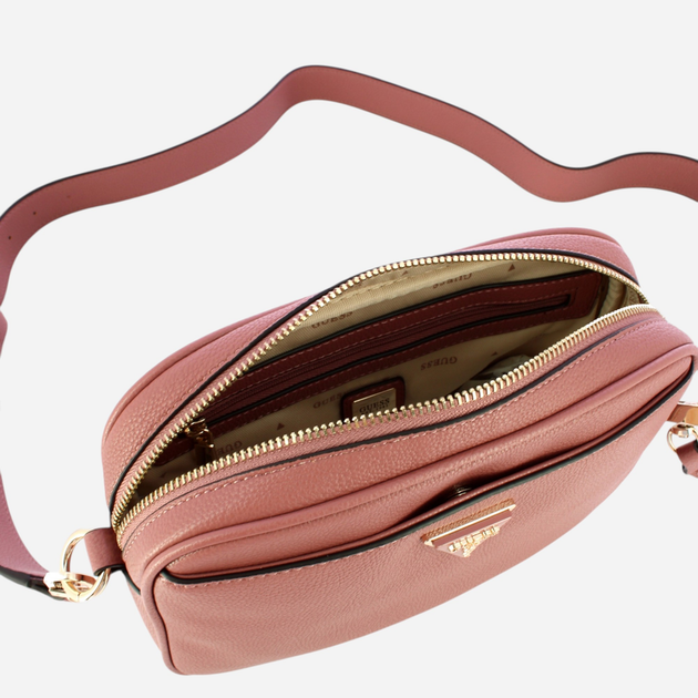 Torebka crossbody damska mała Guess Meridian HWBG8778140-RWO Różowa (800070307588) - obraz 4
