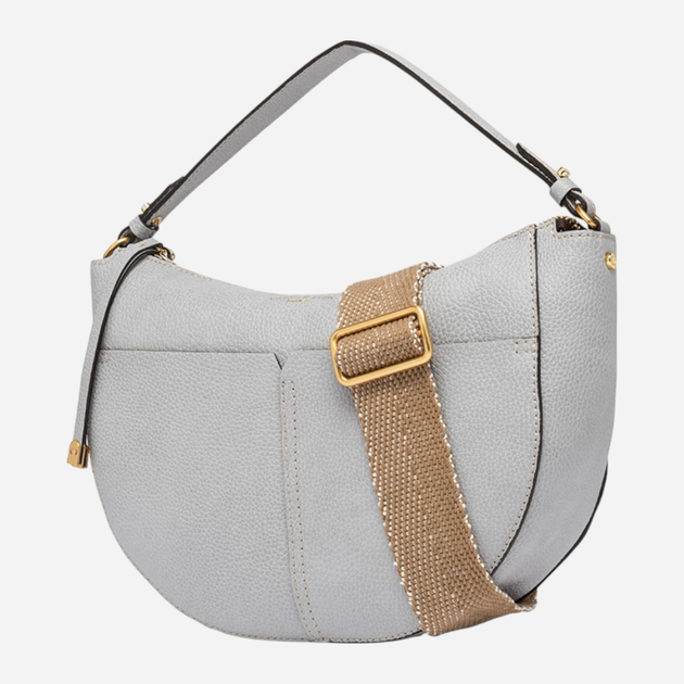 Torebka hobo damska skórzana Gianni Chiarini Ginko BS-10885-RMN-NA-10092 Szara (800070331802) - obraz 3
