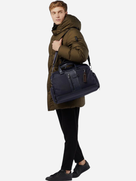 Torba podróżna Piquadro BV4447BR2/BLU 33L Granatowa (800070332472) - obraz 2