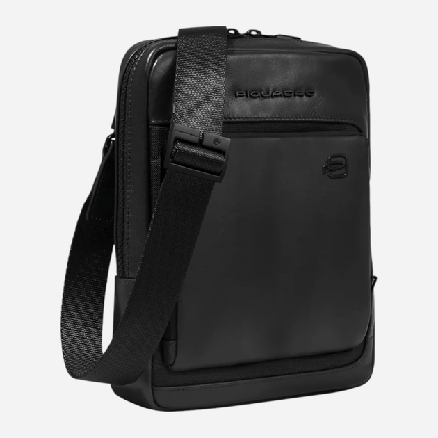 Torba listonoszka męska mała Piquadro CA3084W131/N Czarna (800070326347) - obraz 3