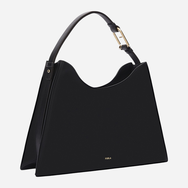 Torba shopper damska skórzana Furla Nuvola L WB01246BX2045O60001007 Czarna (800070319111) - obraz 3
