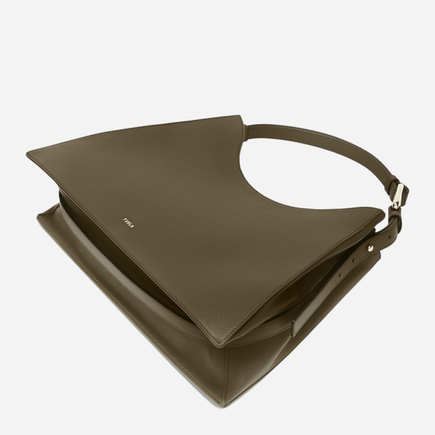 Сумка шопер жіноча з натуральної шкіри Furla Nuvola L WB01246BX20452810S1007 Зелена (800070325836) - зображення 3