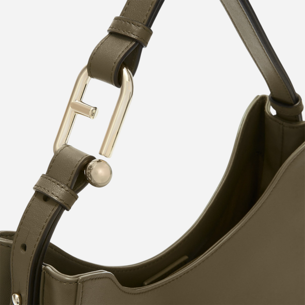 Сумка шопер жіноча з натуральної шкіри Furla Nuvola L WB01246BX20452810S1007 Зелена (800070325836) - зображення 5