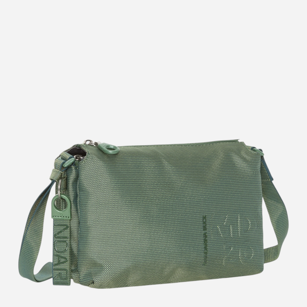 Torba na ramię damska materiałowa Mandarina Duck MD20 P10QMT32-29O Zielona (800070299245) - obraz 3