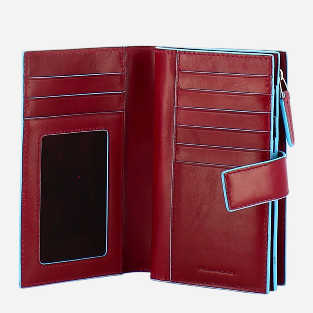 Portfel damski skórzany Piquadro PD1353B2R/R Czerwony (800070039304) - obraz 3