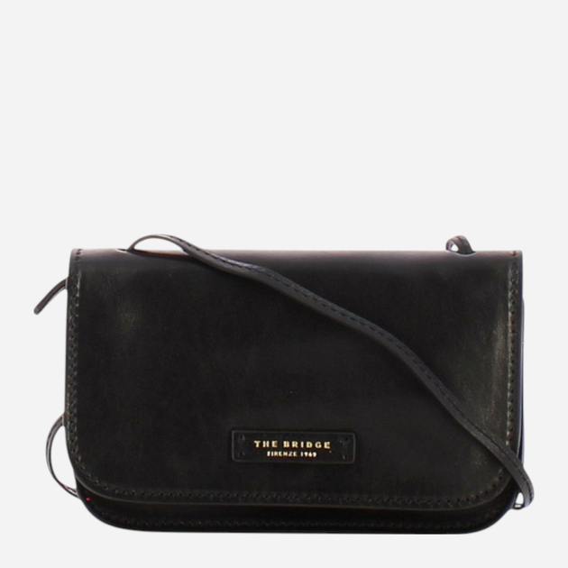 Torebka crossbody damska skórzana The Bridge Rustici 04351101-30 Czarna (800070281492) - obraz 1