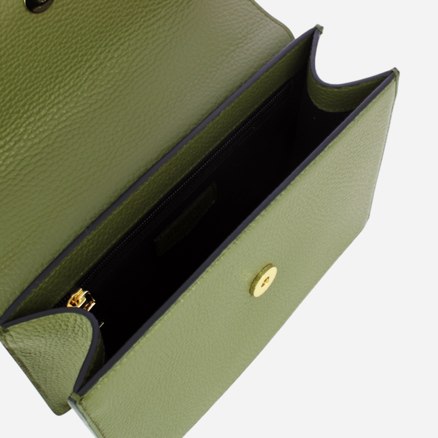 Torebka crossbody damska skórzana IUNTOO 168111-024 Zielona (800070328996) - obraz 4