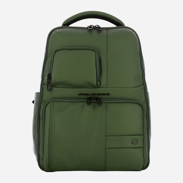 Plecak męski miejski 14.6L Piquadro CA6238W129W/VE Zielony (800070332032) - obraz 1
