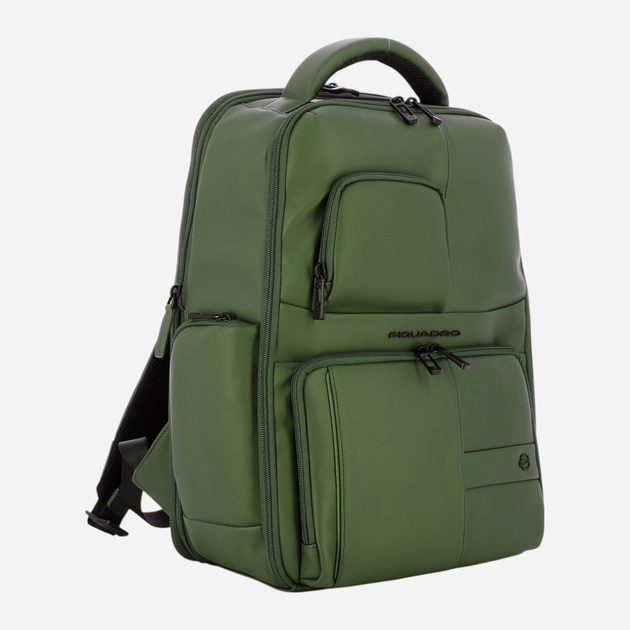 Plecak męski miejski 18L Piquadro CA6239W129W/VE Zielony (800070332035) - obraz 3